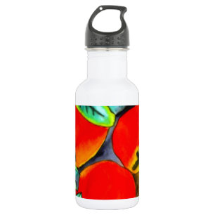 Botella De Agua Cuadros de arte original de la acuarela de las man