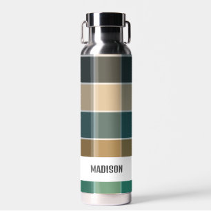 Botella De Agua Cuadros Personalizados Modernos y de Moda