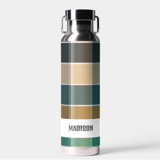 Botella De Agua Cuadros Personalizados Modernos y de Moda