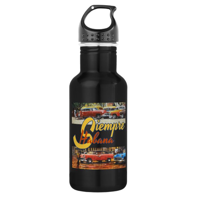 Botella De Agua Cuba de La Habana - Siempre La Habana (Anverso)
