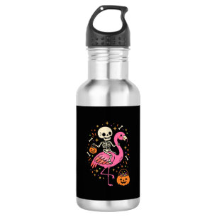 Botella De Agua Cubeta De Caramelo De Esqueleto De Flamenco De Hal