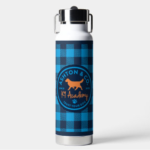 Botella de agua cubierta azul Ashton & Co. K9 Acad