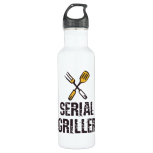 Botella De Agua Cubierta de parrilladas serie Grill BBQ master Gri