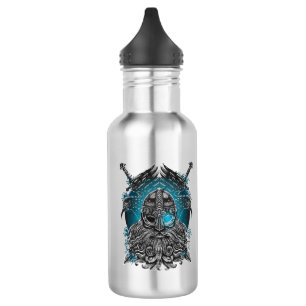 Botella De Agua Cuervos de Odín Mitología vikinga Valhalla espera