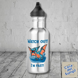 Botella De Agua ¡Cuidado! ¡Soy rápido!