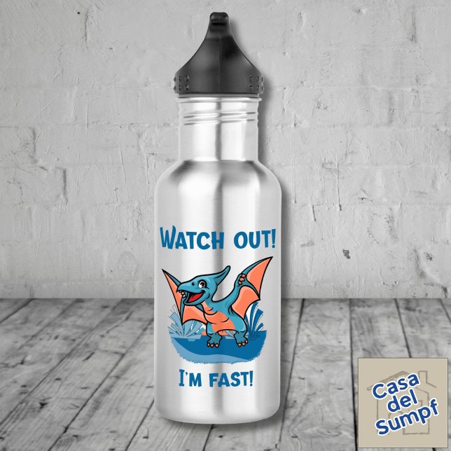 Botella De Agua ¡Cuidado! ¡Soy rápido! (Subido por el creador)