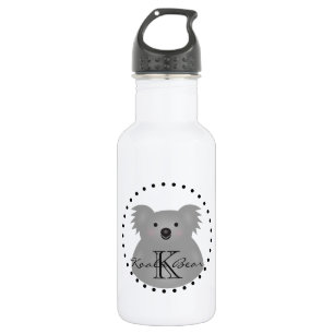 Botella De Agua Cuidadosamente Australia Bebé Koala Bear Monograma