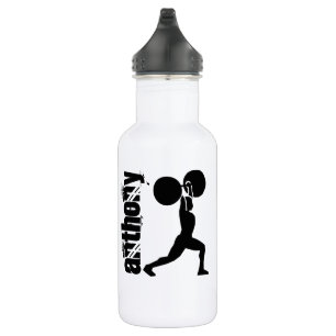 Botella De Agua Culturista Personalizado de Gimnasio