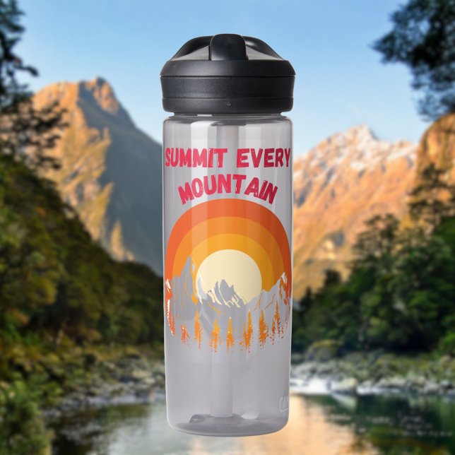 Botella De Agua Cumbre de cada meta de senderismo de montaña (Subido por el creador)