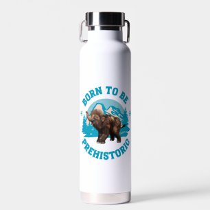 Botella De Agua Cumpleaños de niños prehistóricos mamut bebé lindo