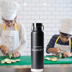 Botella De Agua Cumpleaños Gracioso De Mamá - Impulsado Por MomGPT