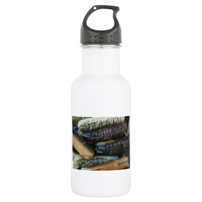 Botella De Agua Cupepino marino... Comida del mercado de Yaowarat (Anverso)