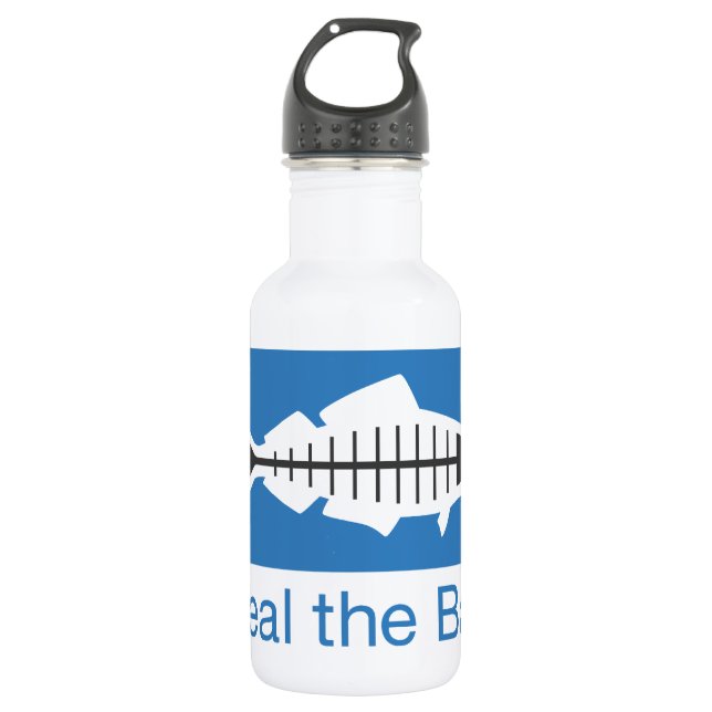 Botella De Agua Cure el Swag de la bahía (Anverso)