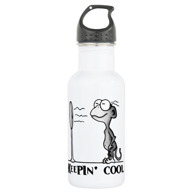 Botella De Agua Custodia del mono fresco (Anverso)