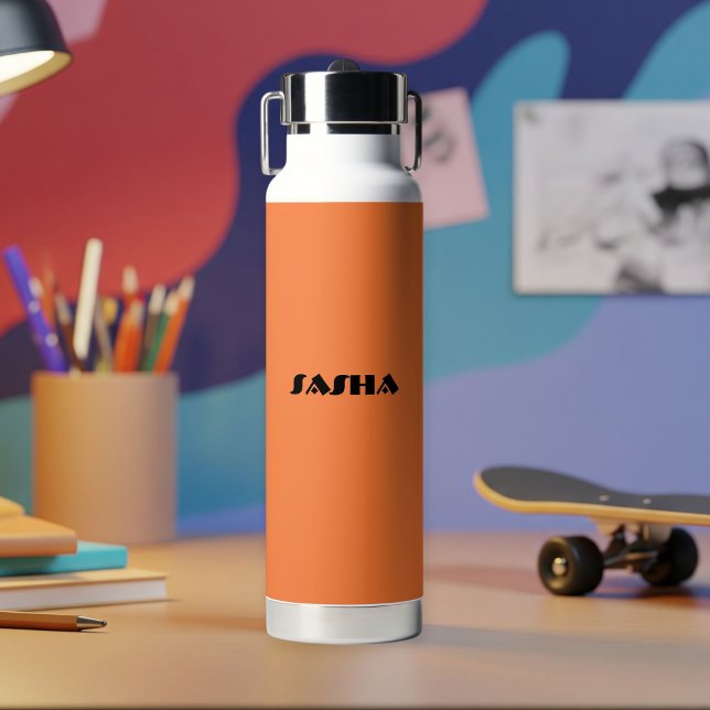 Botella De Agua Custom Aluminum Water Bottle - Trendy Design (Subido por el creador)