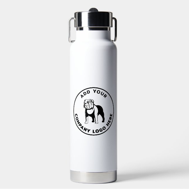 Botella De Agua Custom Business Logo Simple Staff (Frente)