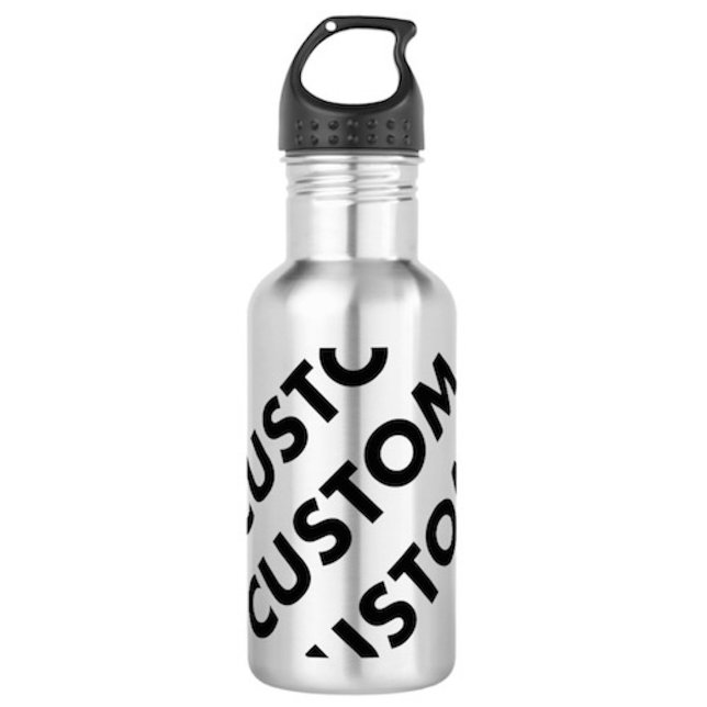 Botella De Agua Custom Stainless Steel Water Bottle 18oz. (Custom Stainless Steel Water Bottle 18oz.)