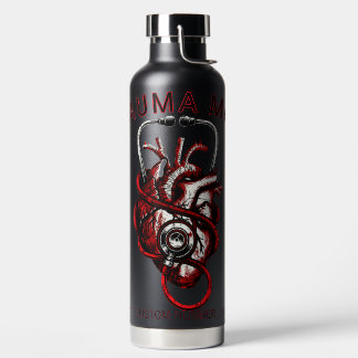 Botella De Agua Custom Trauma Nurse Mom Anatomical Heart 