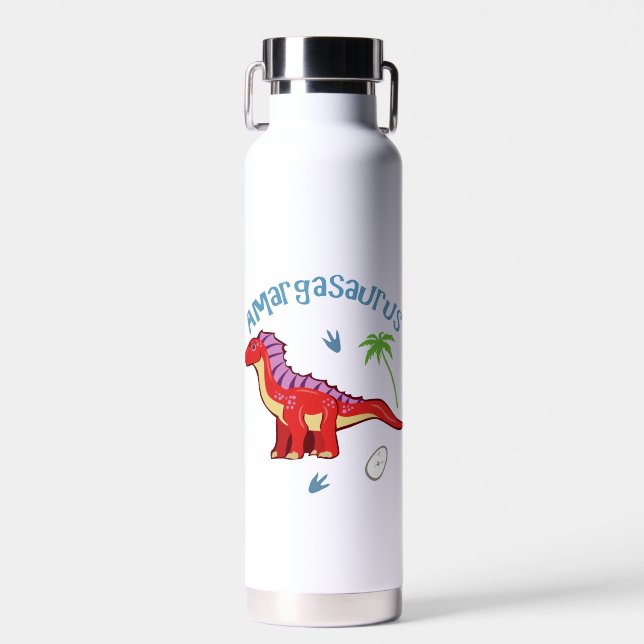 Botella De Agua Cute Amargasaurus (Delantero)