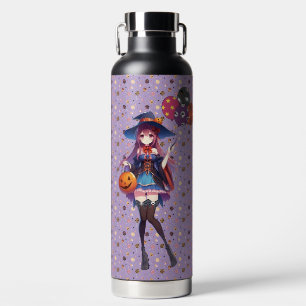 Botella De Agua Cute Anime Halloween Witch