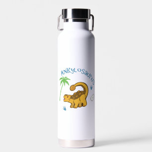 Botella De Agua Cute Ankylosauro