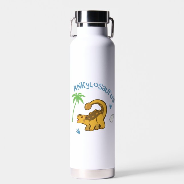 Botella De Agua Cute Ankylosauro (Delantero)