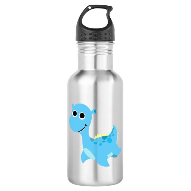 Botella De Agua Cute Blue Nessie (Anverso)