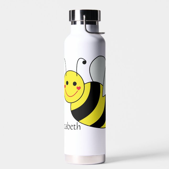 Botella De Agua Cute Bumble Bee Personalizado (Izquierdo)