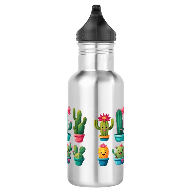 Botella de agua Cute Cactus (Derecha)