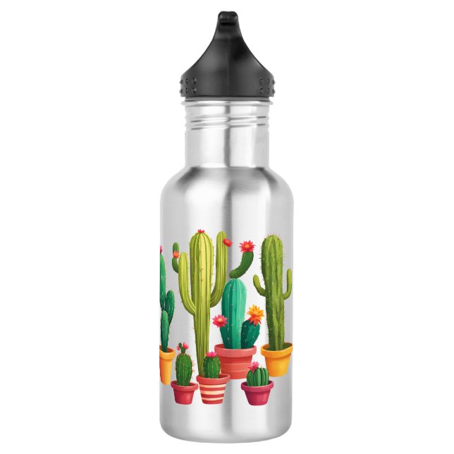 Botella De Agua Cute Cactus (Derecha)