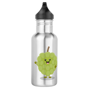 Botella De Agua Cute crema crema de manzana cherimoya personalizad