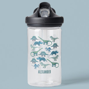 Botella De Agua Cute Dinosaur Personalized