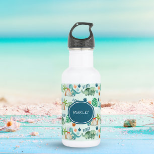 Botella De Agua Cute Dinosaur T Rex Triceratops Niños