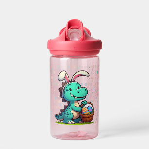 Botella De Agua Cute, dinosaurio conejito de Pascua