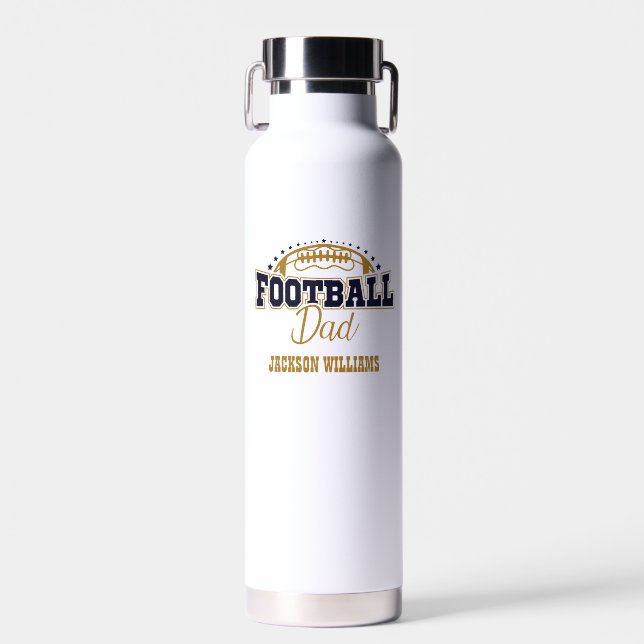 Botella De Agua Cute Football Dad (Delantero)