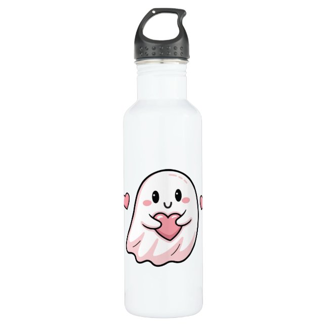 Botella De Agua Cute ghost boo (Anverso)