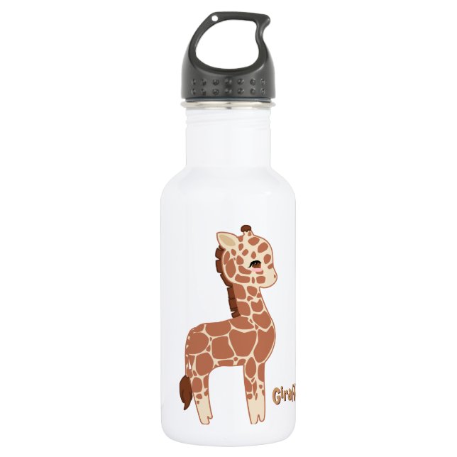 Botella De Agua Cute Giraffe (Anverso)