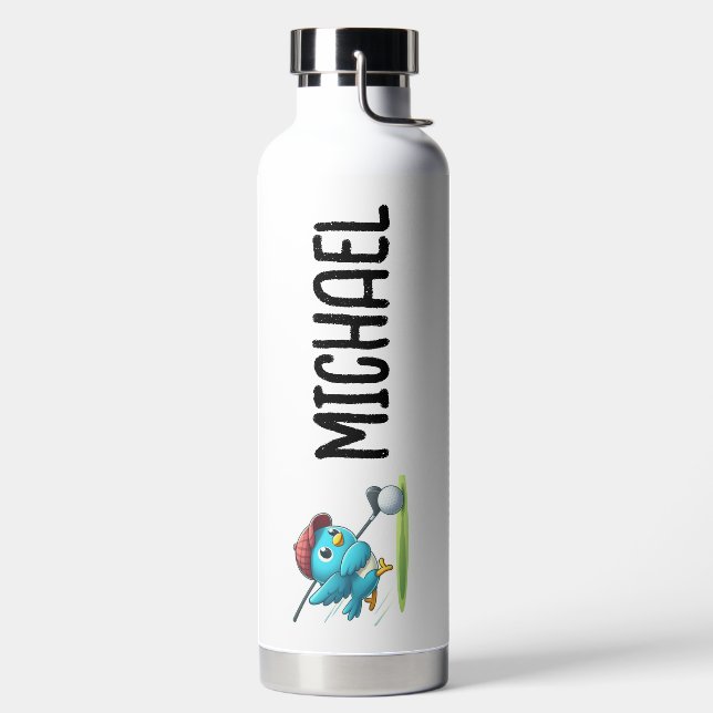 Botella De Agua Cute Golfing Birdie (Izquierda)