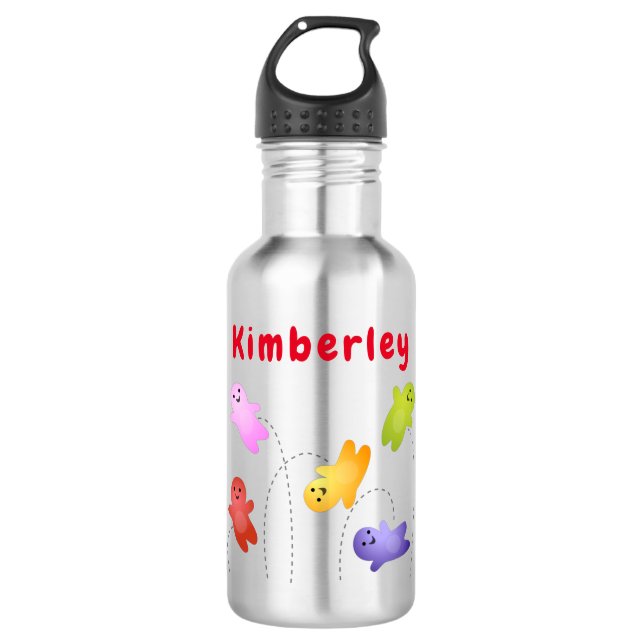 Botella De Agua Cute jelly bebés dulces personalizado (Anverso)