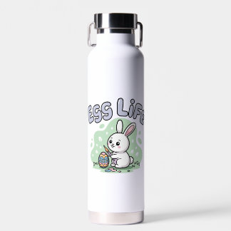 Botella De Agua Cute Kawaii Egg Life Easter Bunny Illustration