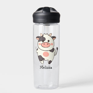 Botella De Agua Cute Kawaii Friendly Cow