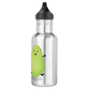 Botella De Agua Cute kawaii papaya paw personalizado ilustracion