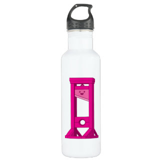 Botella de agua Cute Kawaii Pink Guillotine 24 oz
