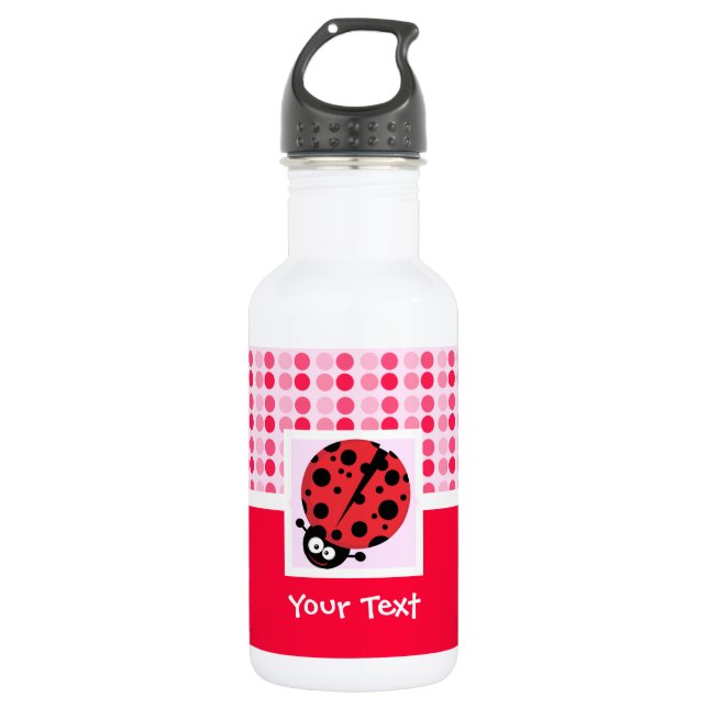 Botella De Agua Cute Ladybug (Anverso)