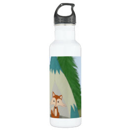 Botella De Agua Cute Lone Fox