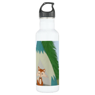Botella De Agua Cute Lone Fox