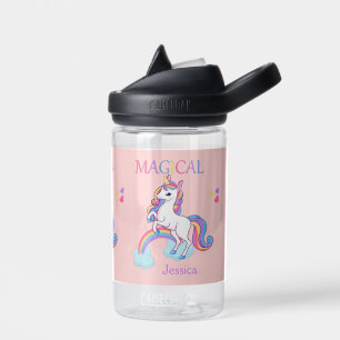 Botella De Agua Cute Magical Unicorn Personalized Kids