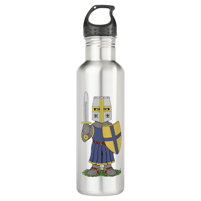 Botella De Agua Cute Medieval Knight (Anverso)