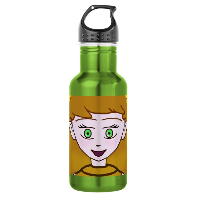 Botella De Agua Cute merry Pink (Anverso)