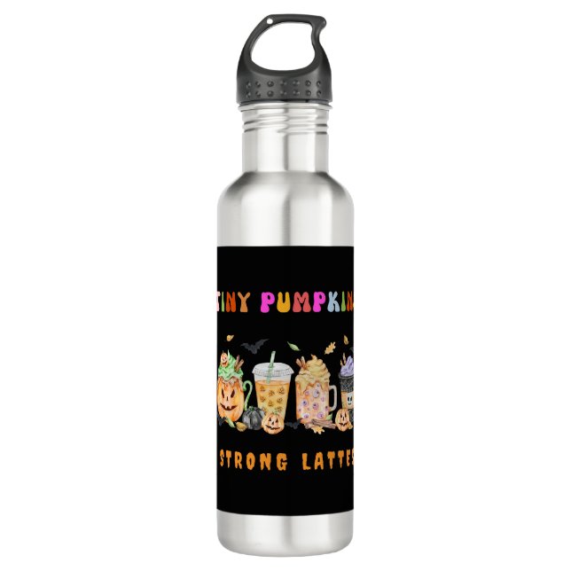 Botella De Agua Cute NICU Halloween Design NICU Coffkin (Anverso)